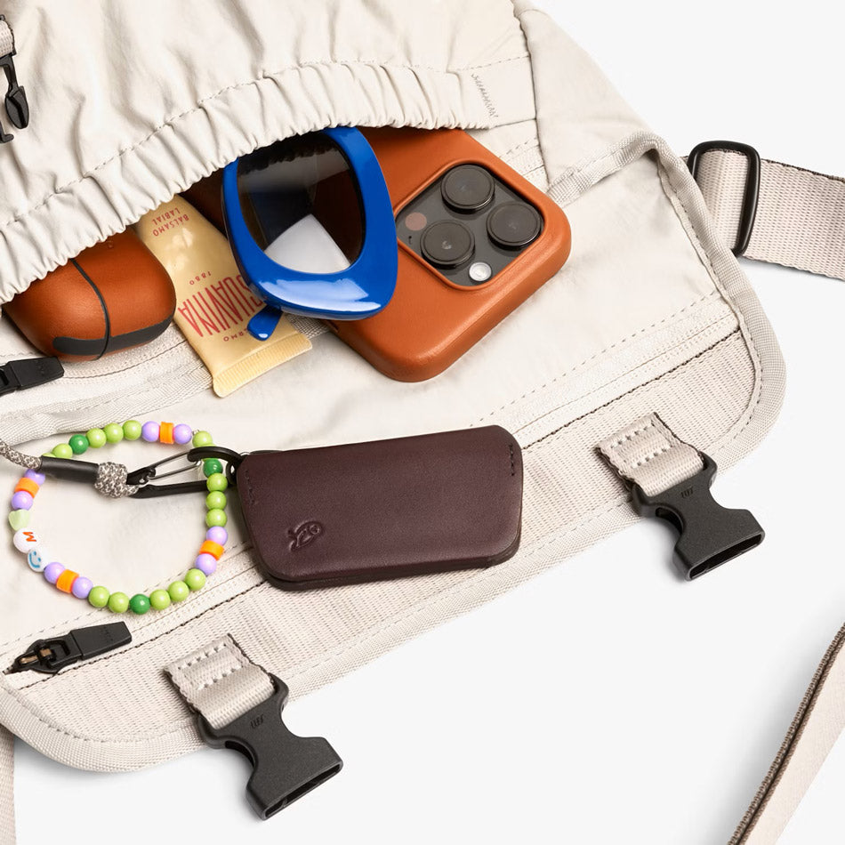 Cinch Mini Messenger Bag - Oat Beige