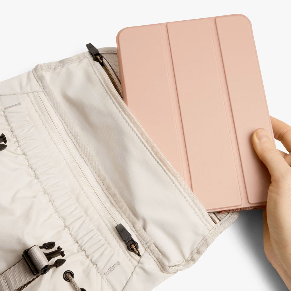 Cinch Mini Messenger Bag - Oat Beige