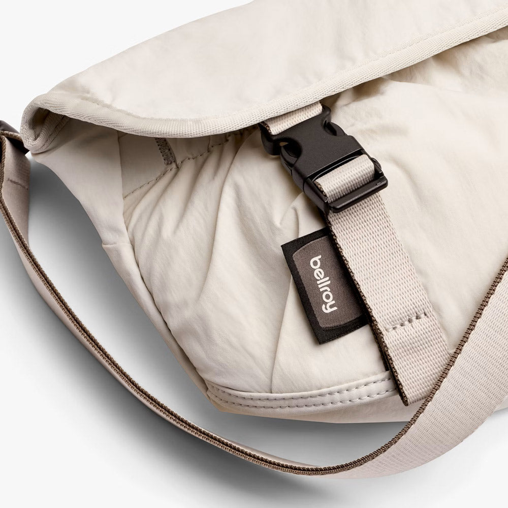 Cinch Mini Messenger Bag - Oat Beige