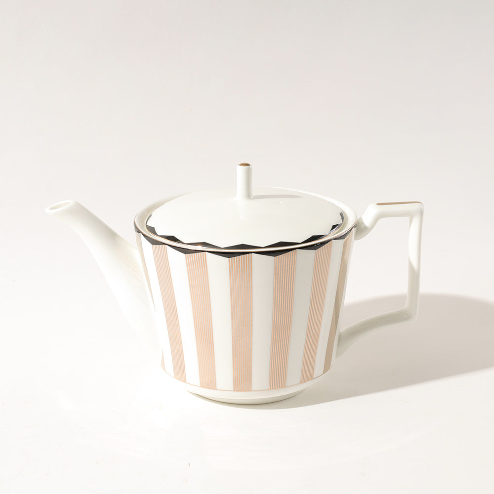Cirque Teapot 1000ml - White Gold