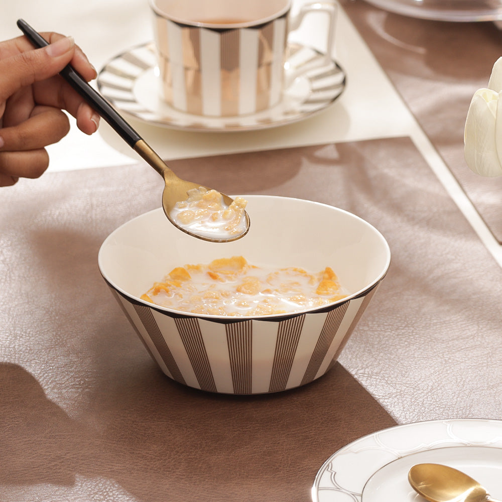 Cirque Medium Bowl - White Gold