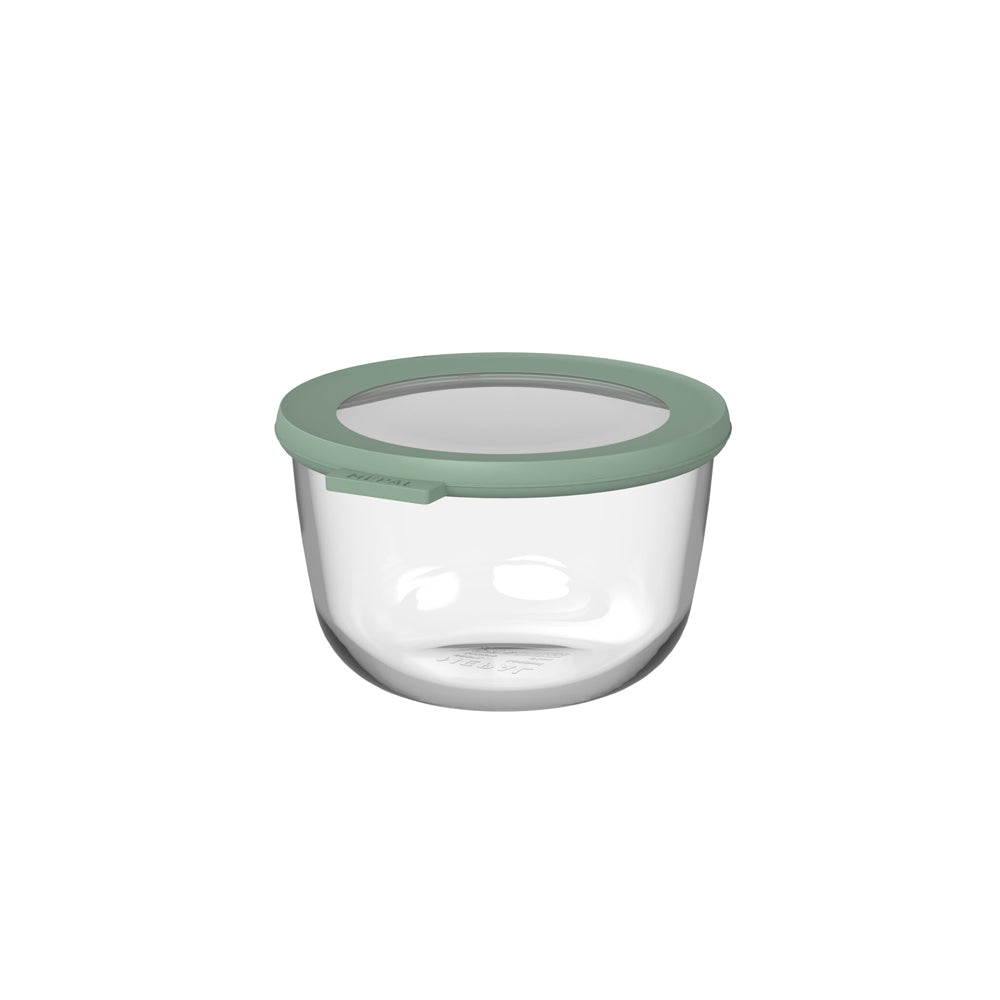 Cirqula Glass Storage Box 1000ml - Nordic Sage