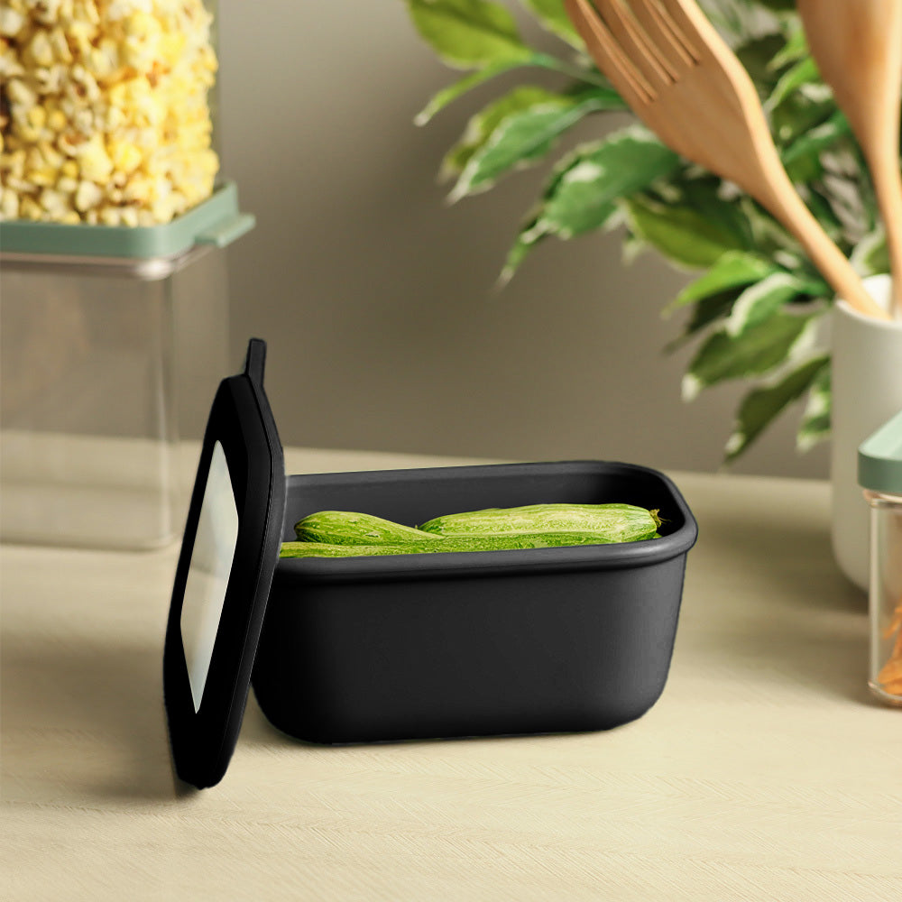 Cirqula Rectangular Storage Box 750ml - Nordic Black