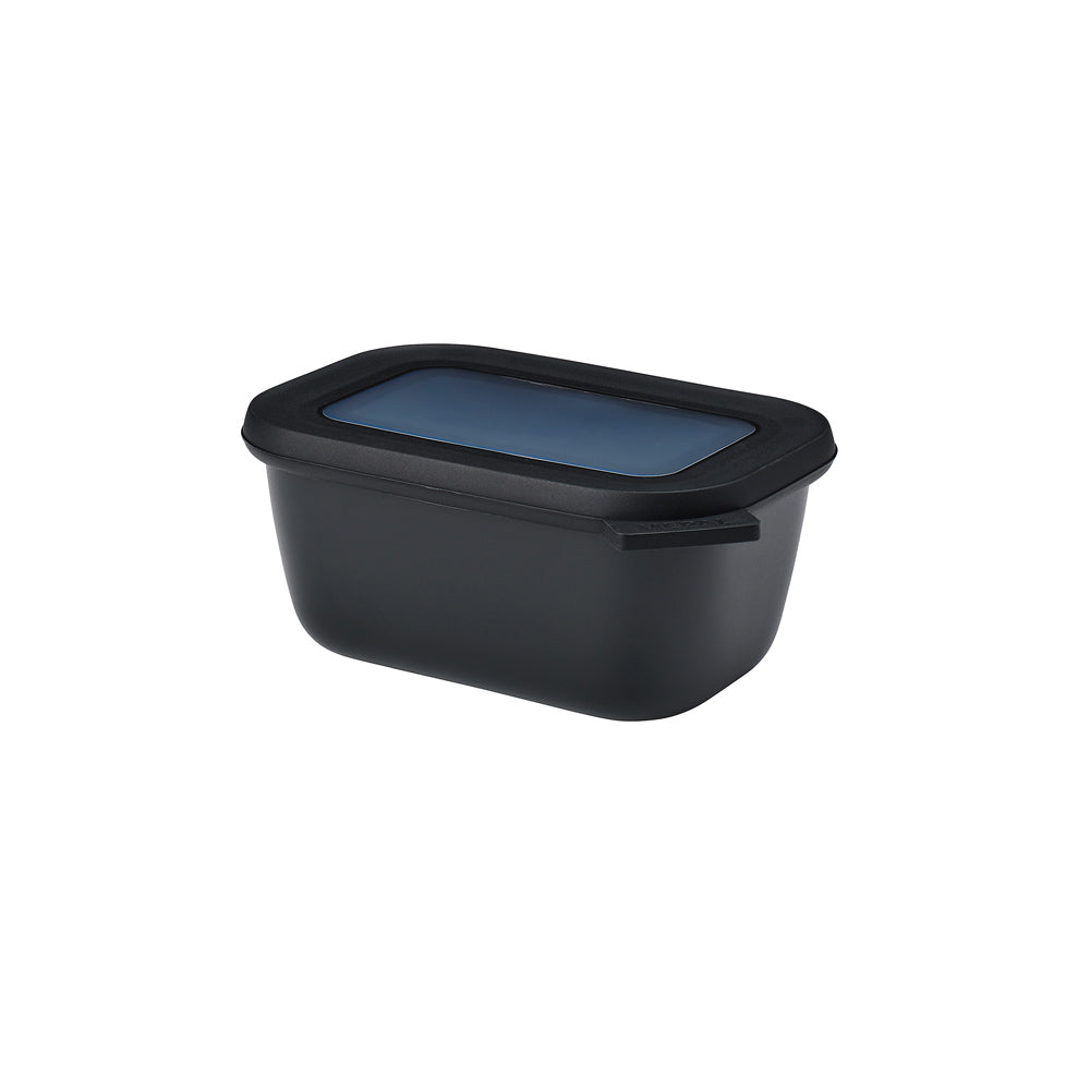 Cirqula Rectangular Storage Box 750ml - Nordic Black