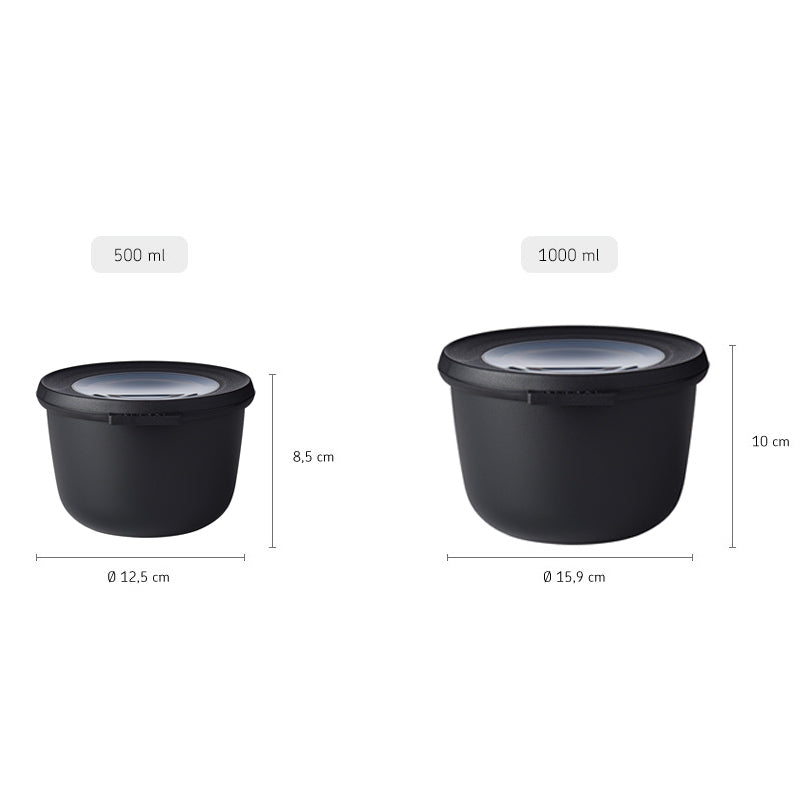 Cirqula Storage Box 500ml - Nordic Black