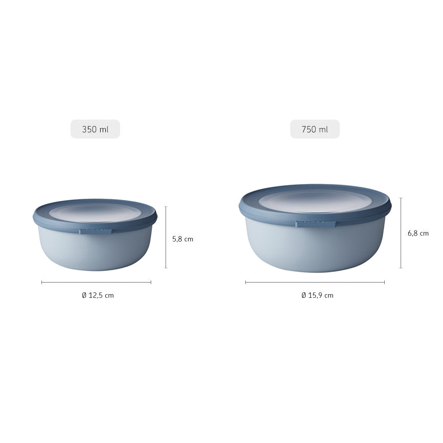 Cirqula Storage Box 750ml - Nordic Blue