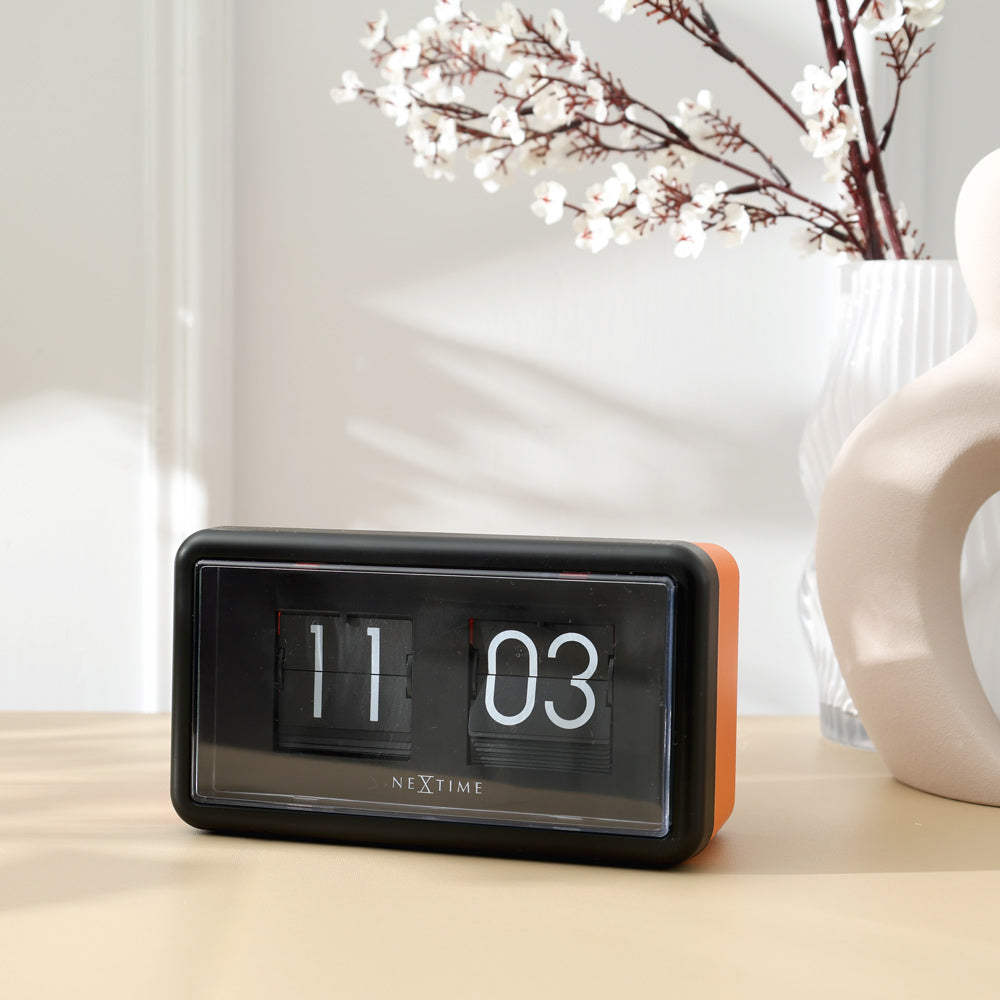 Classic Flip Clock - Orange