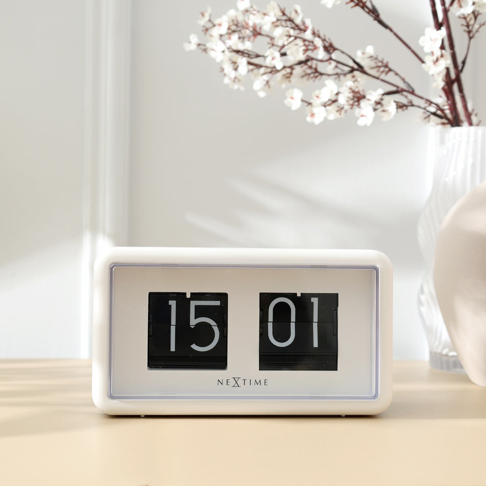 Classic Flip Clock - White
