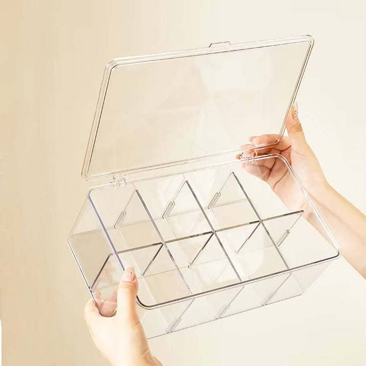 Clearex Sectioned Storage Box - Clear