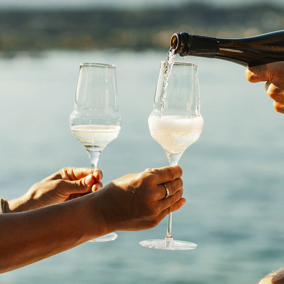 Cocoon Champagne Glasses 340ml, Set of 2