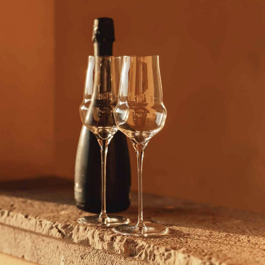 Cocoon Champagne Glasses 340ml, Set of 2