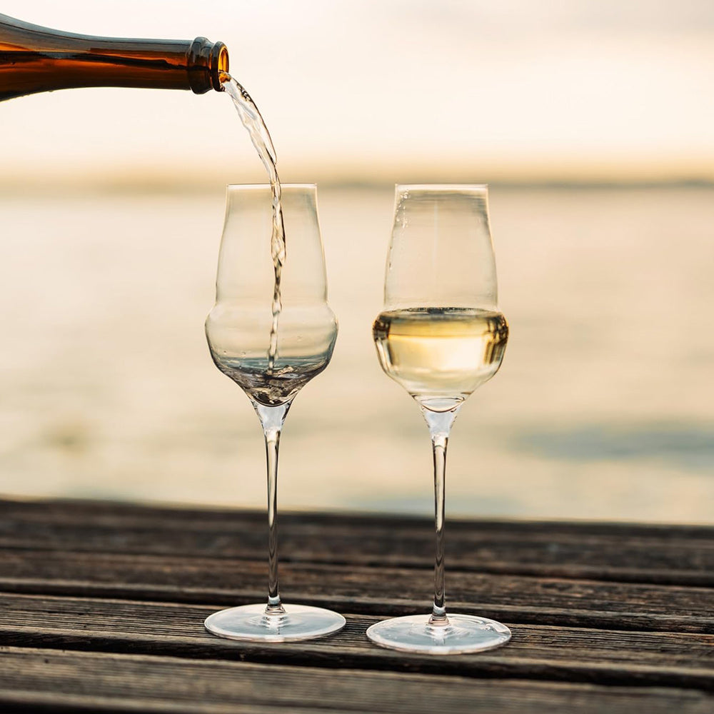 Cocoon Champagne Glasses 340ml, Set of 2