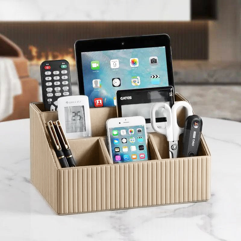 Columns Desk Organiser - Taupe