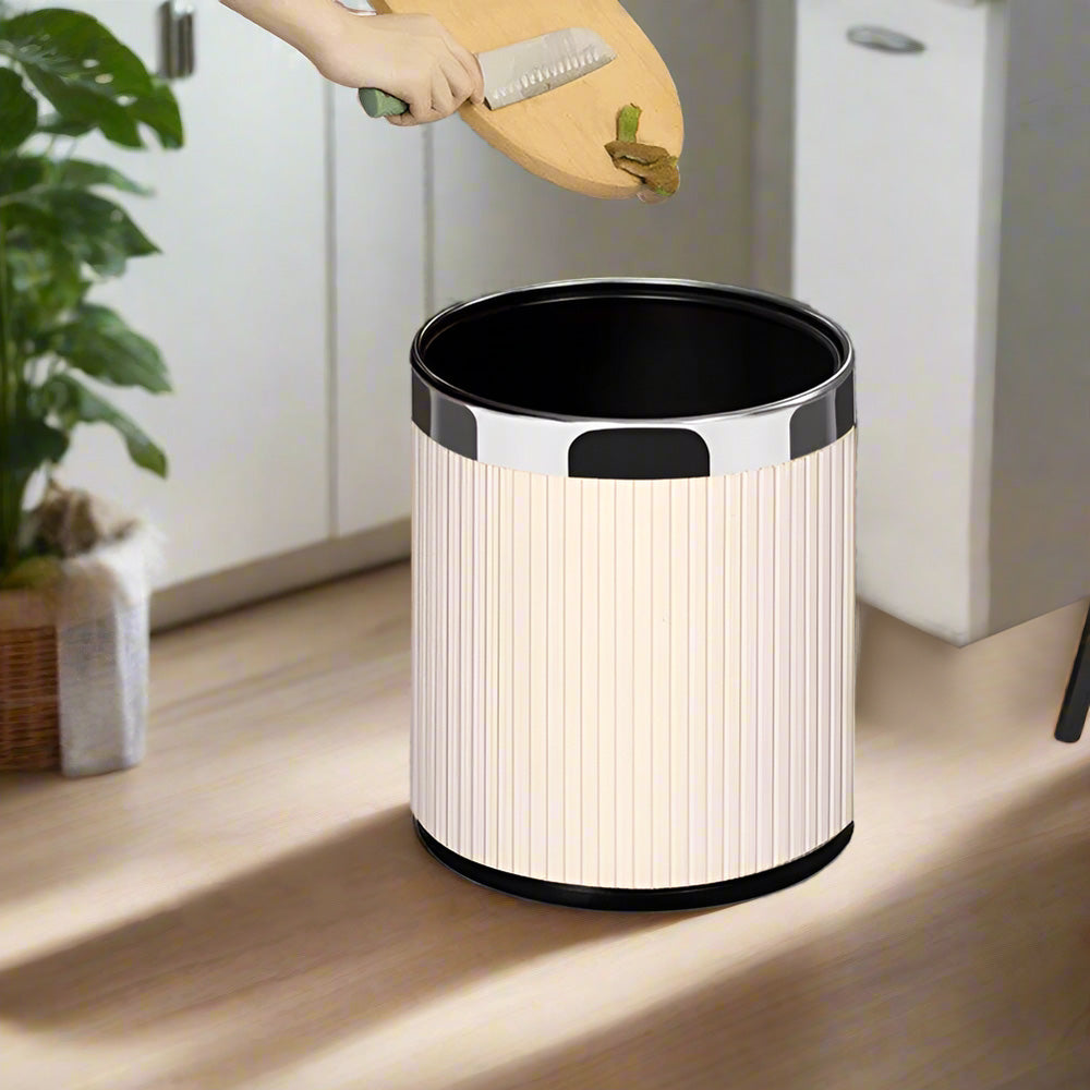 Columns Waste Bin - Taupe