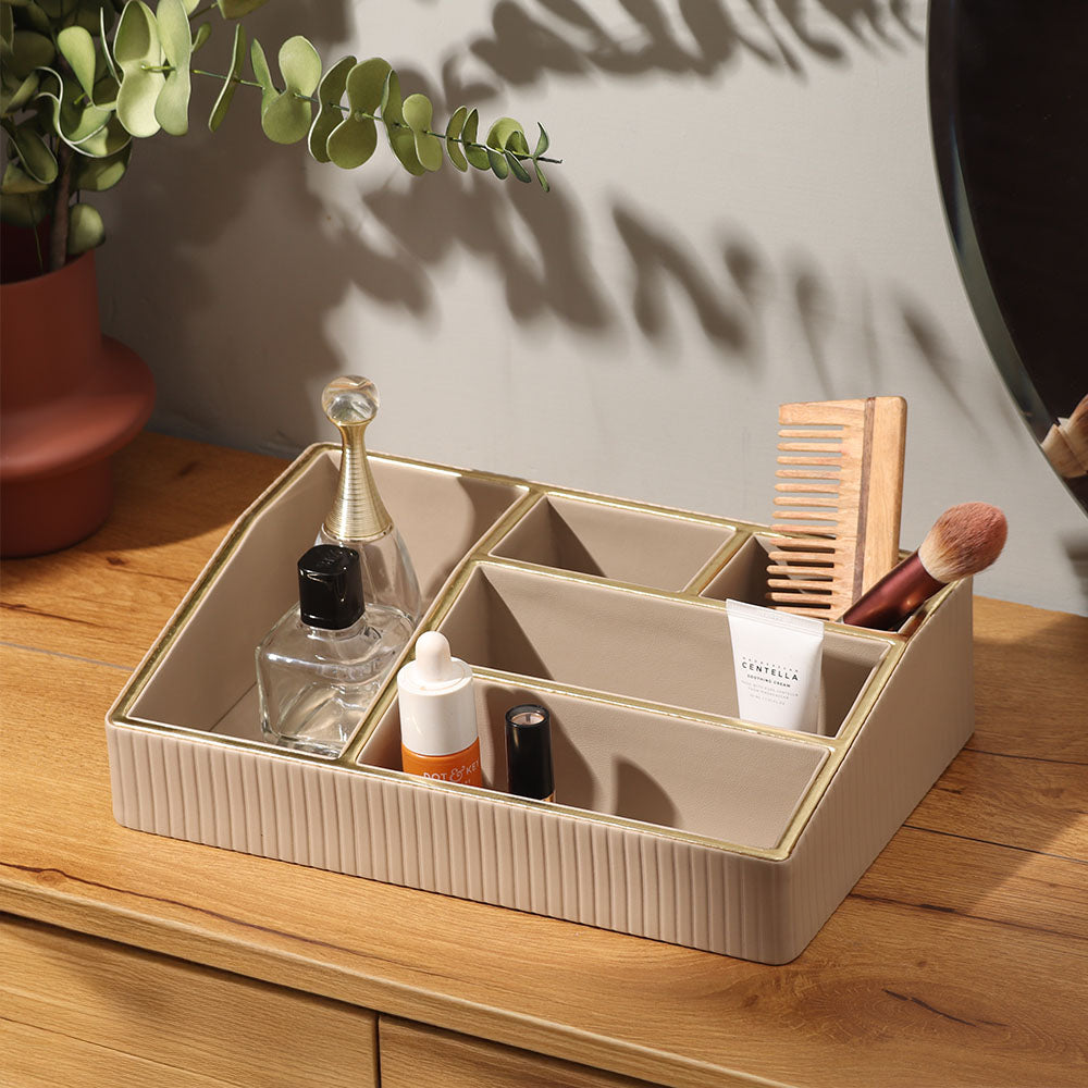 Columns Cosmetics Organiser - Taupe