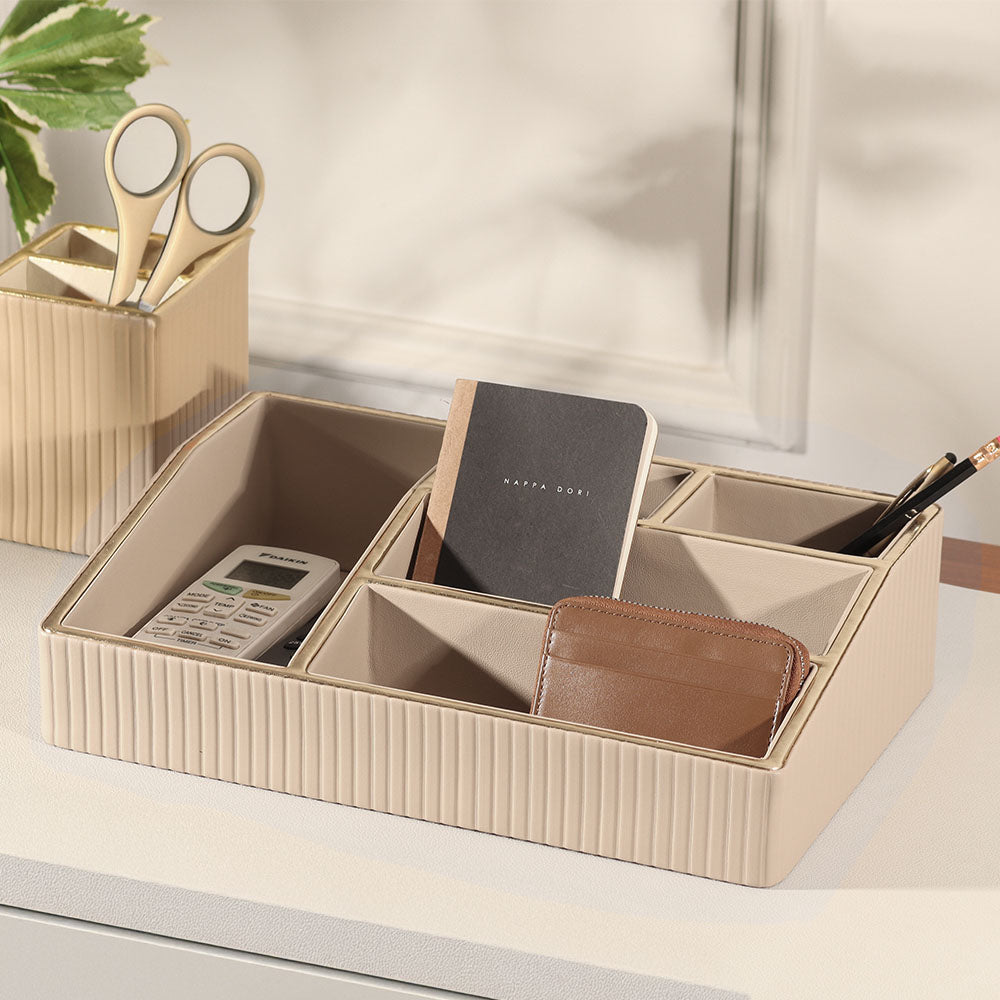 Columns Cosmetics Organiser - Taupe