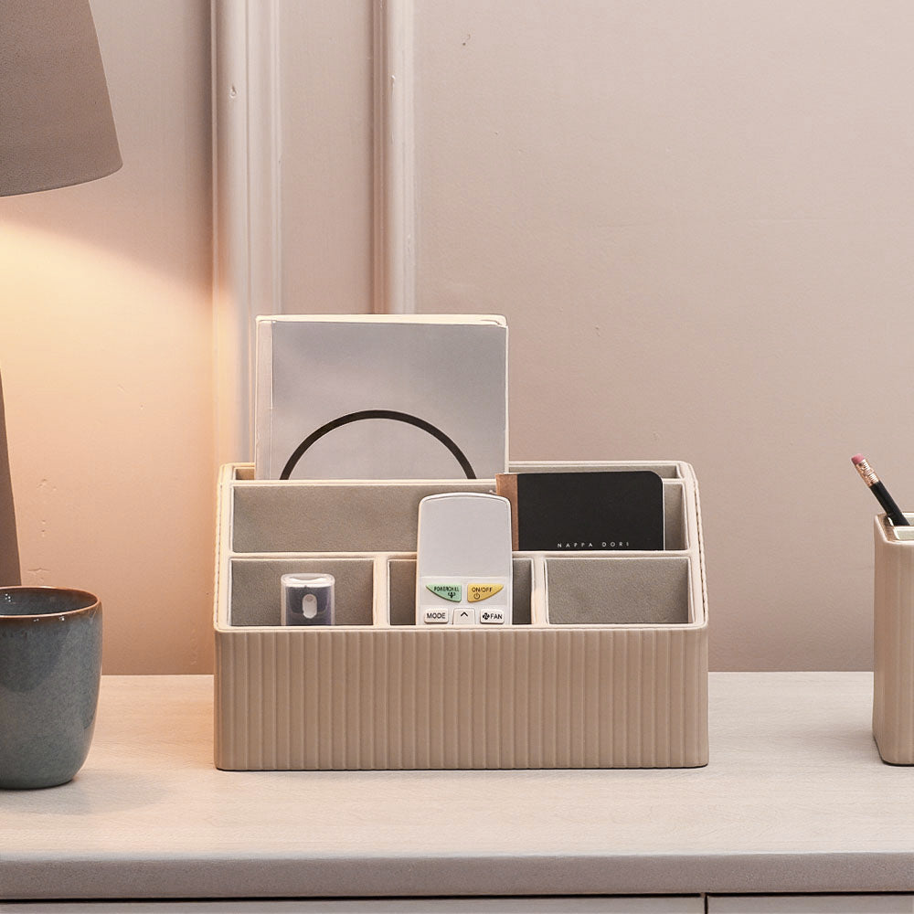 Columns Desk Organiser - Taupe