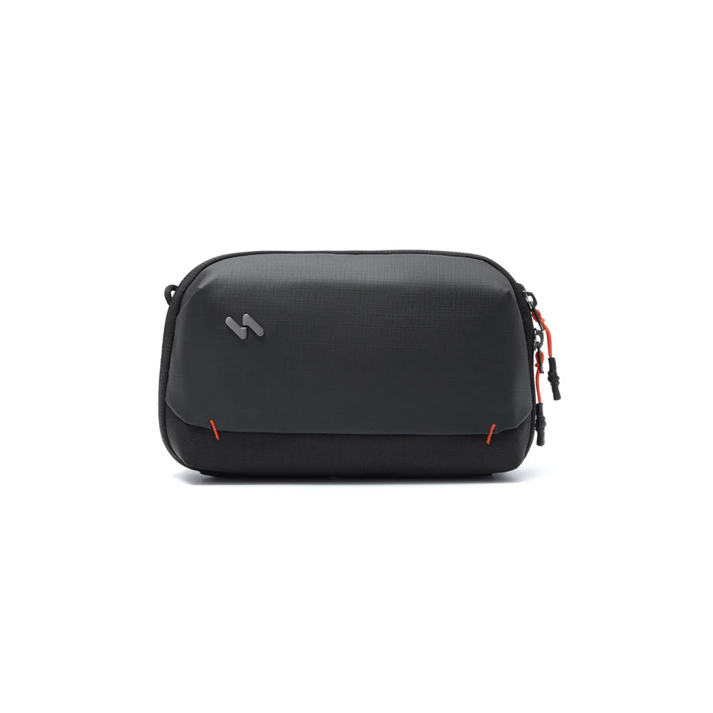 Portable Tech Pouch - Black Grey