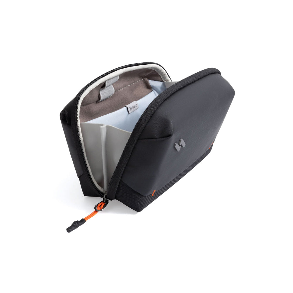 Portable Tech Pouch - Black Grey