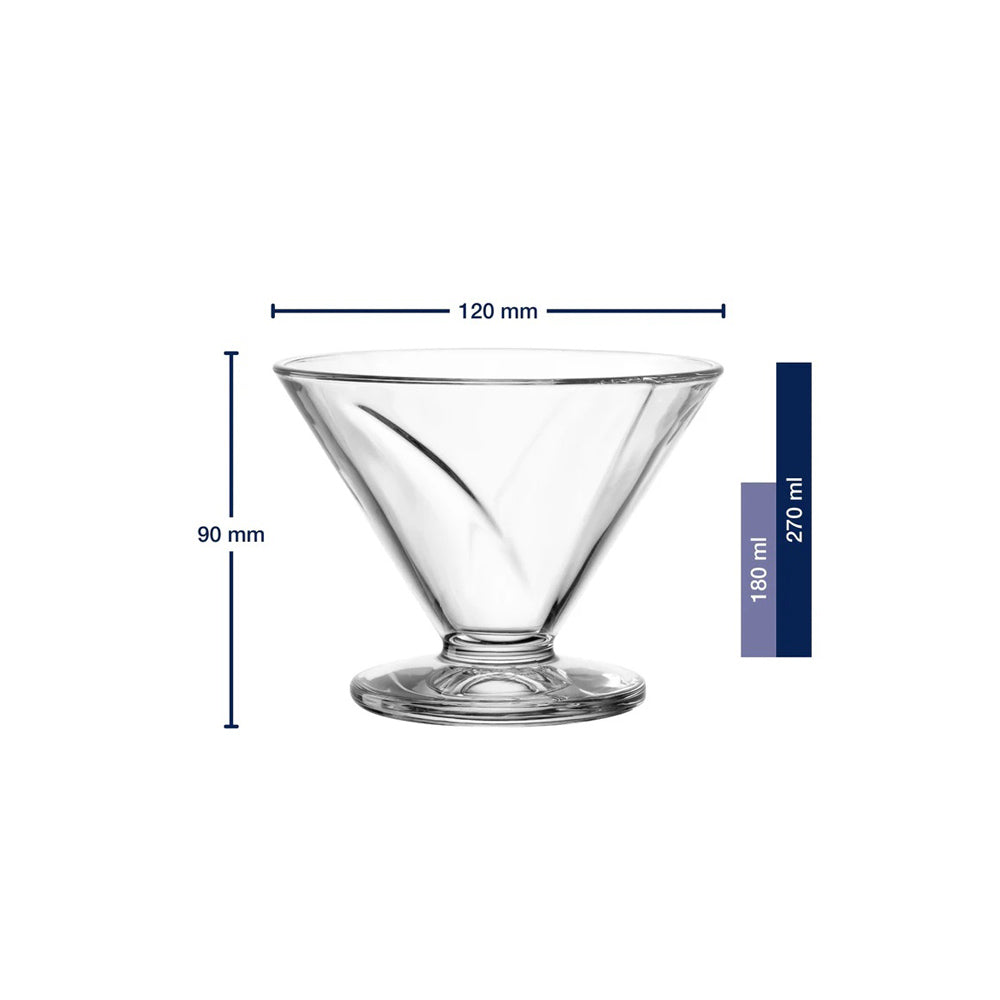 Cono Ice Cream Bowls Short, Set of 4