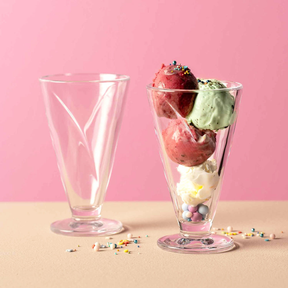 Cono Ice Cream Bowls Tall, Set of 4