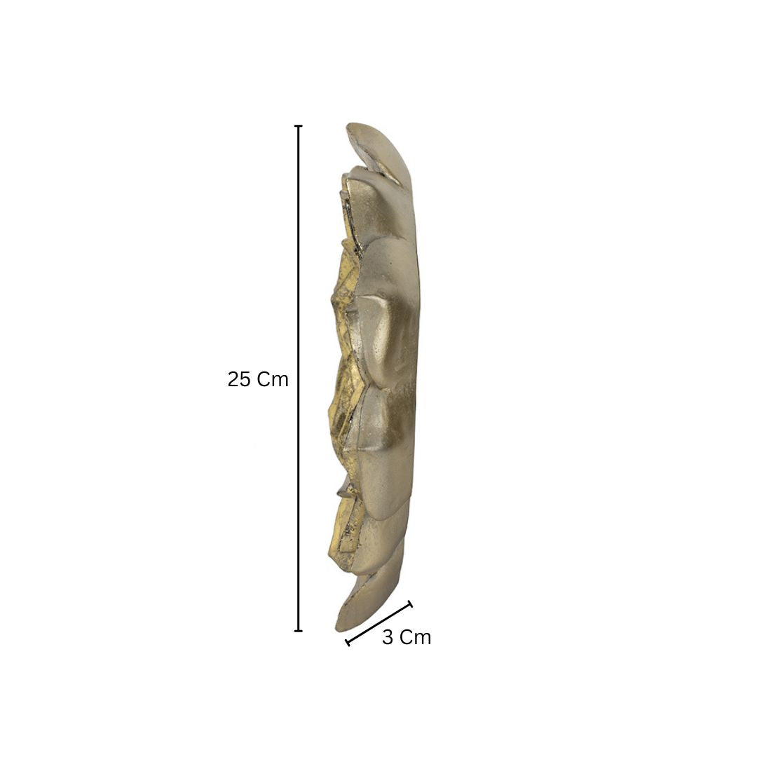 Atlantis Cacti Wall Sculpture Large - Gold