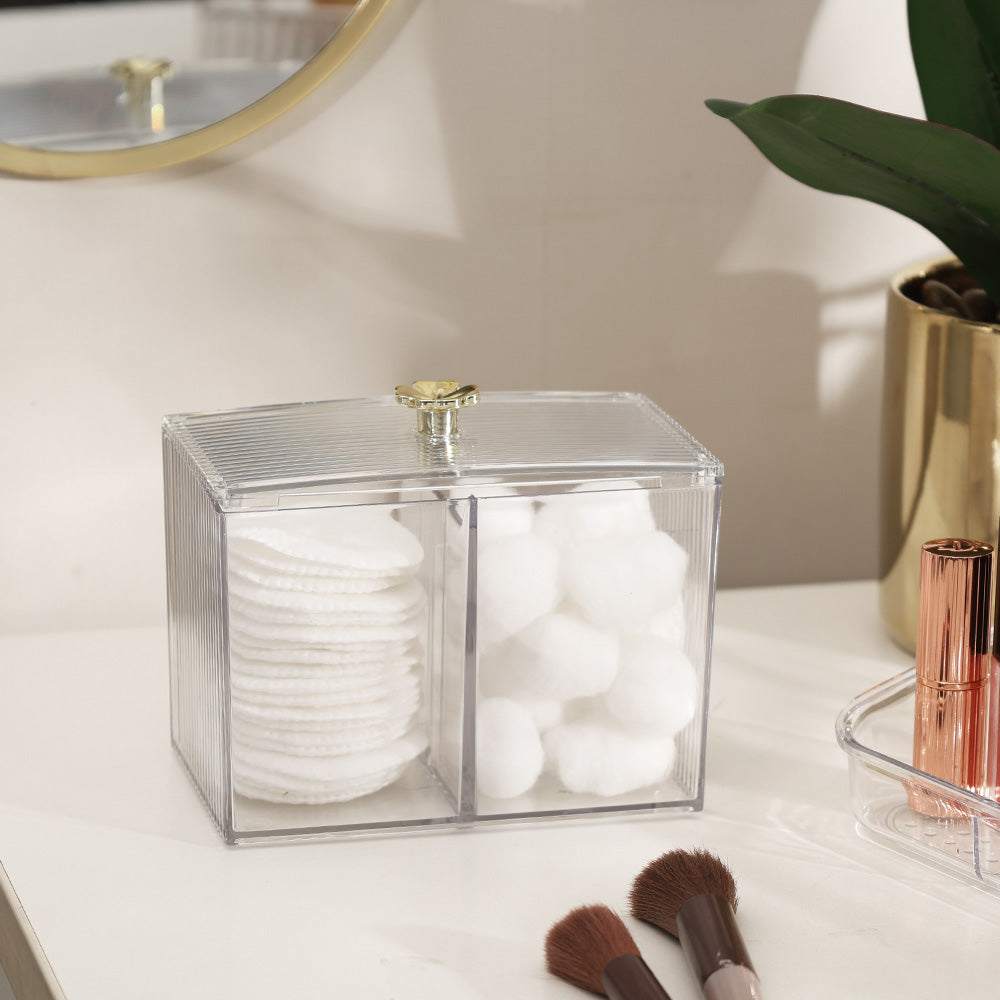 Cora Multi-compartment Storage Box - Clear