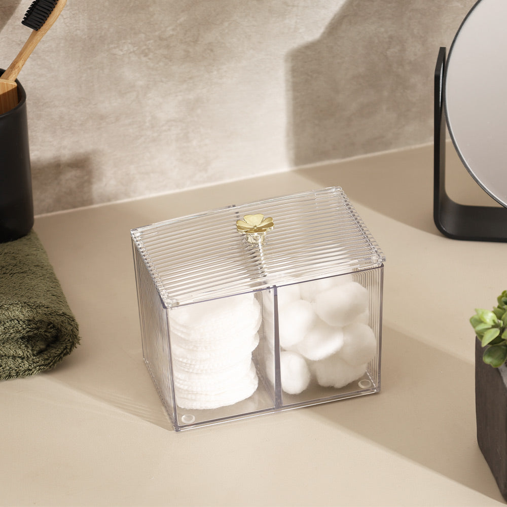 Cora Multi-compartment Storage Box - Clear