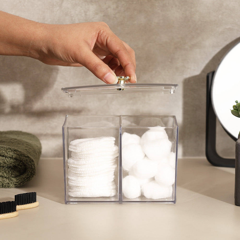 Cora Multi-compartment Storage Box - Clear