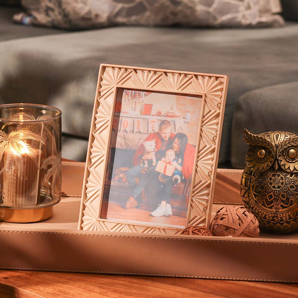 Cornice Photo Frame Large - Vintage Beige