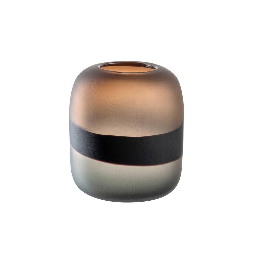 Corso Sabbia Glass Vase Medium - Brown