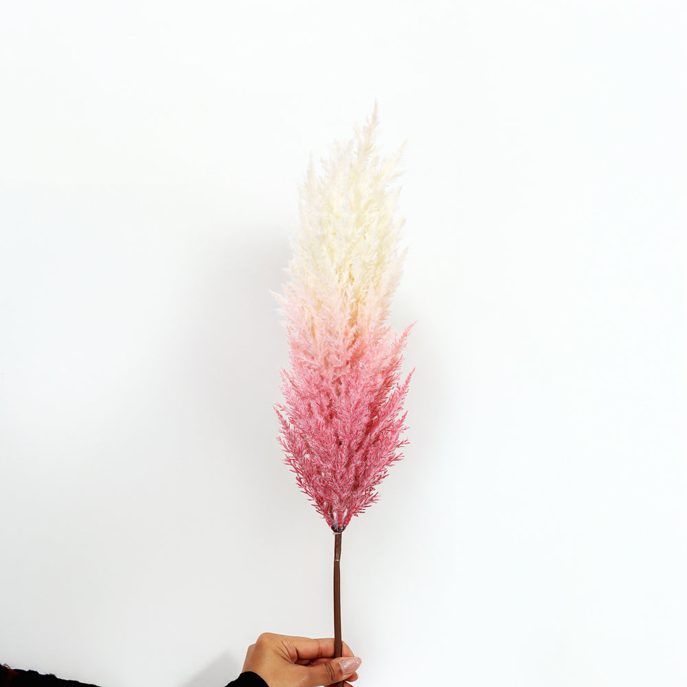 Cortaderia Reed Faux Stem - Cream Pink