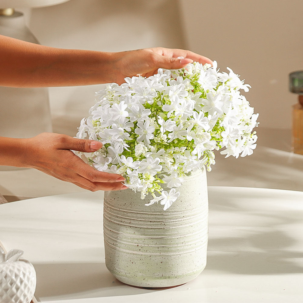 Cosmos Faux Bunch - White