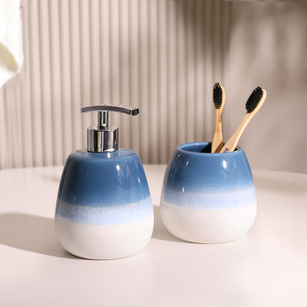 Costa 2-piece Bathroom Set - Blue White