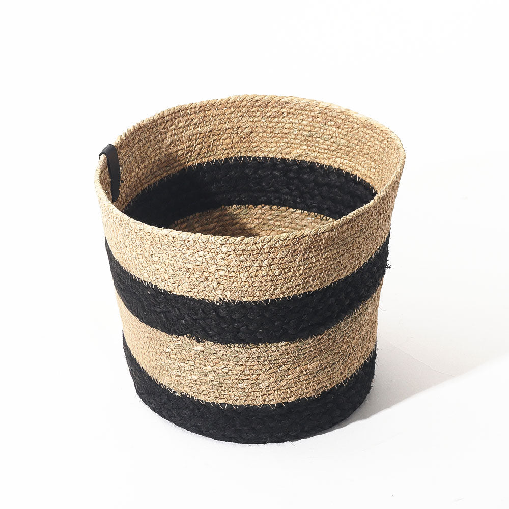 Cotton & Moonj Tapered Planter - Monochrome