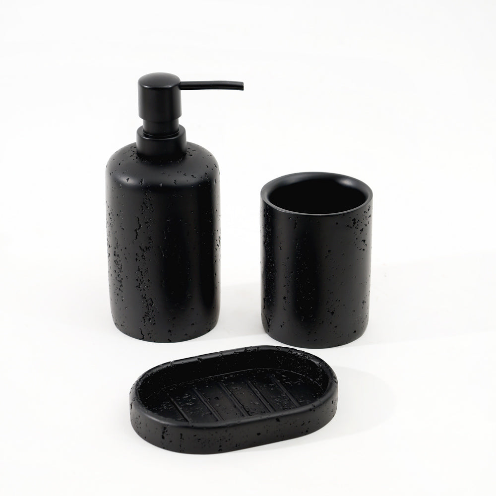Cove 3-piece Bathroom Set - Black