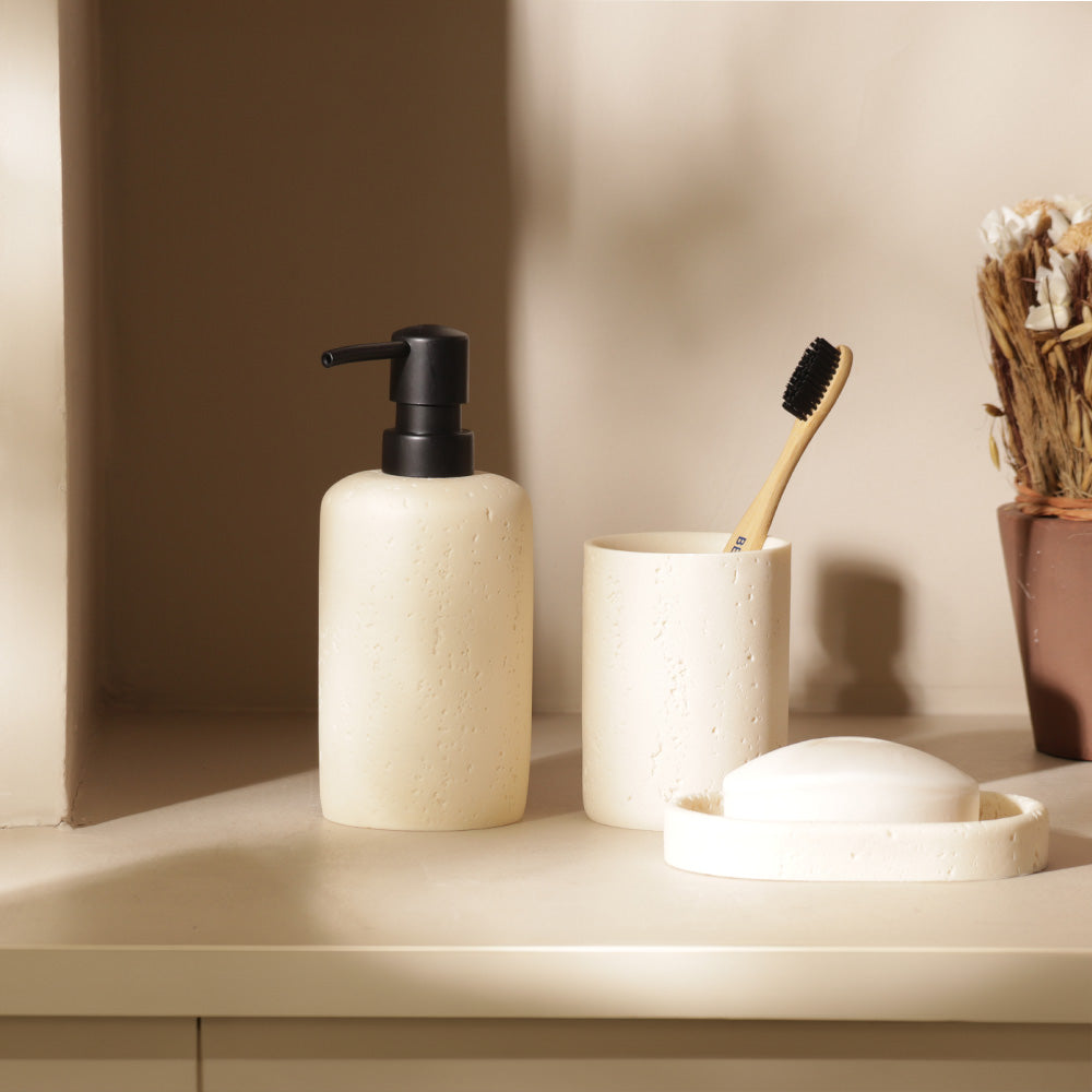 Cove 3-piece Bathroom Set - Cream