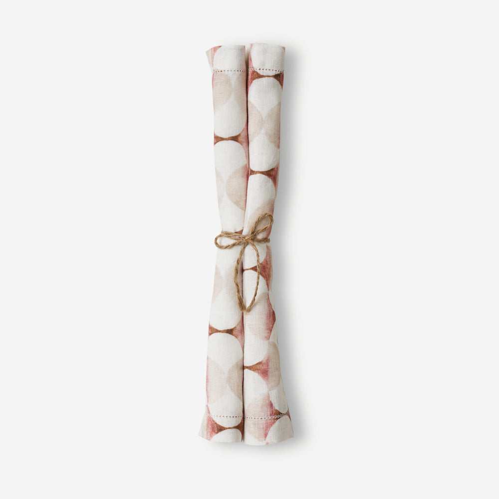 Cove Rectangular Placemats, Set of 2 - Blush