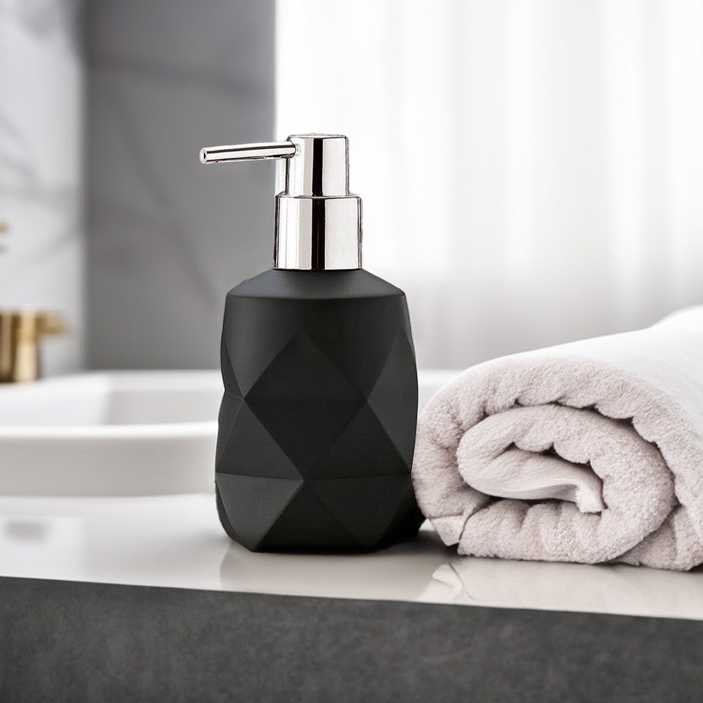 Crackle Soap Dispenser - Black
