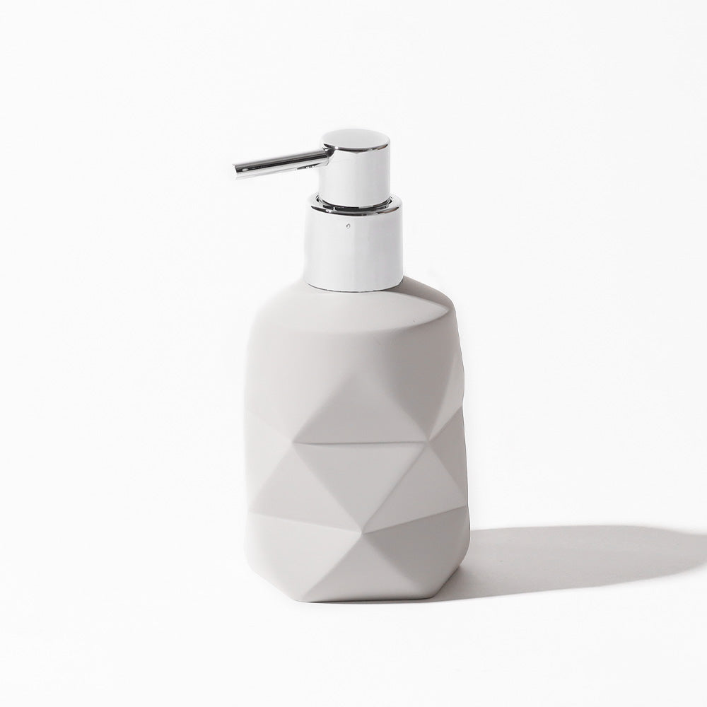 Crackle Soap Dispenser - Light Grey