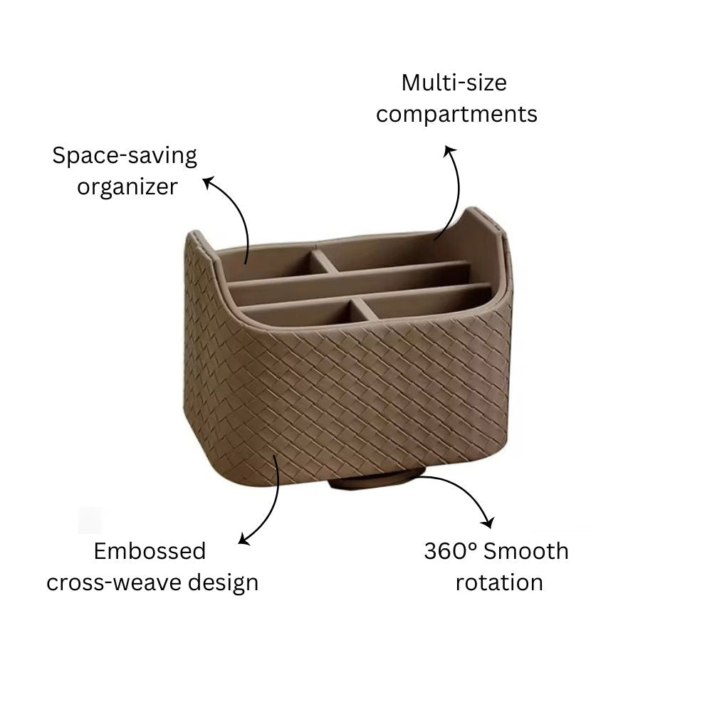 Cross Rotating Caddy - Caramel Brown