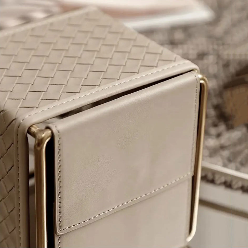 Cross Square Organiser Small - Caramel Brown