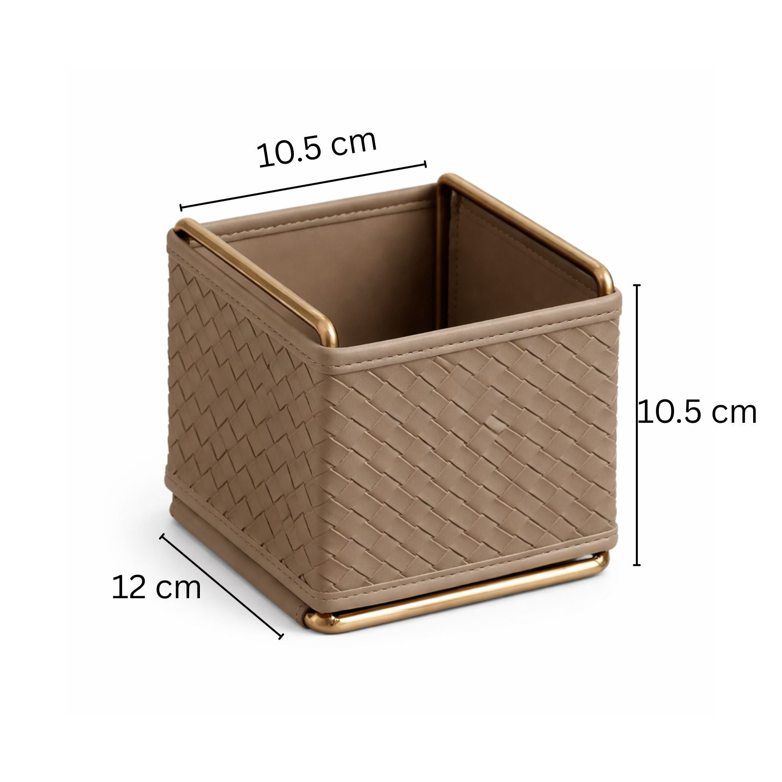 Cross Square Organiser Small - Caramel Brown