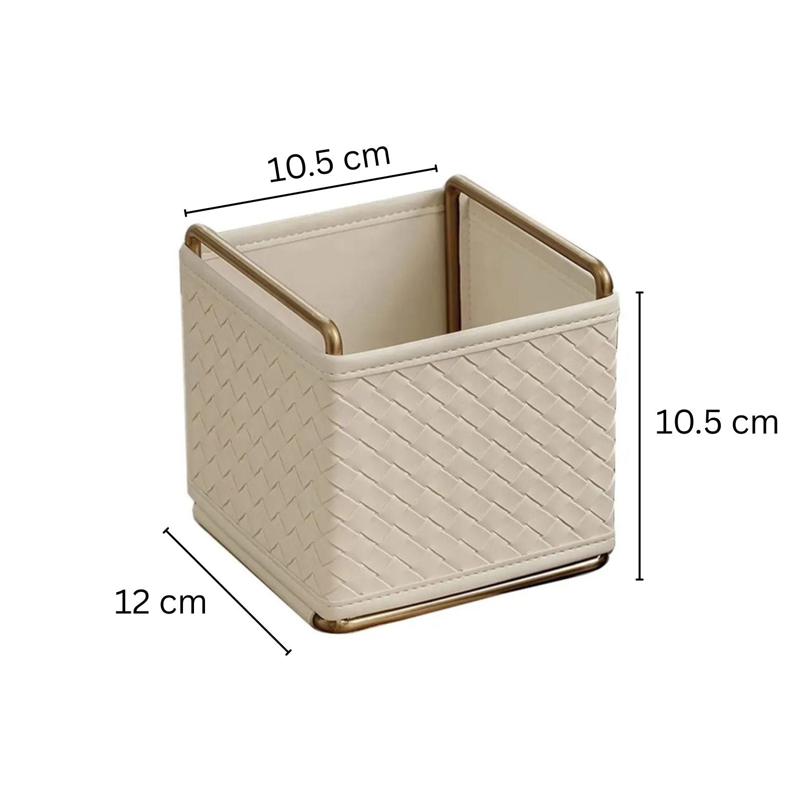 Cross Square Organiser Small - Cream
