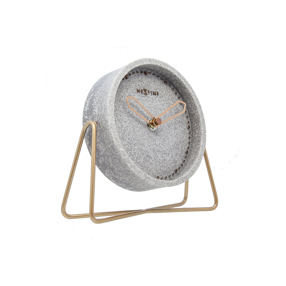 Cross Table Clock - Grey