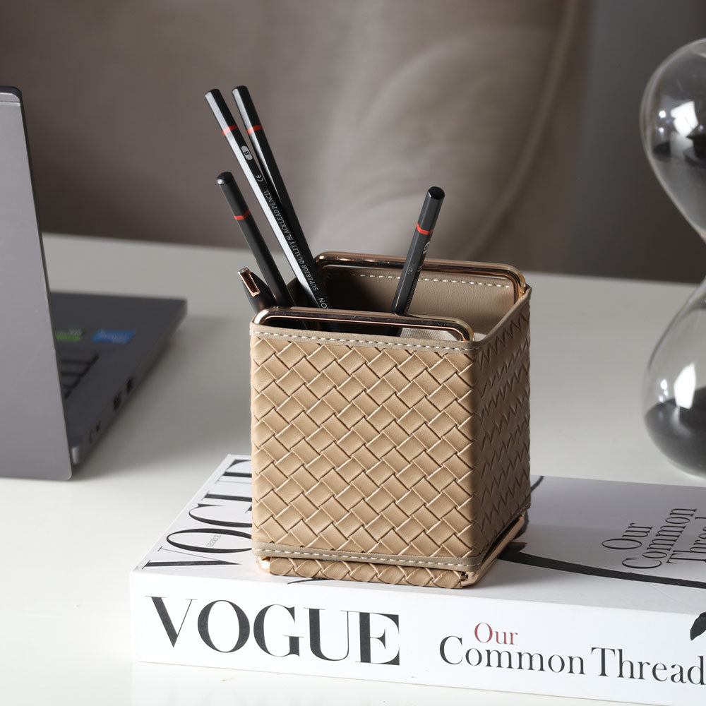 Cross Square Organiser Small - Caramel Brown