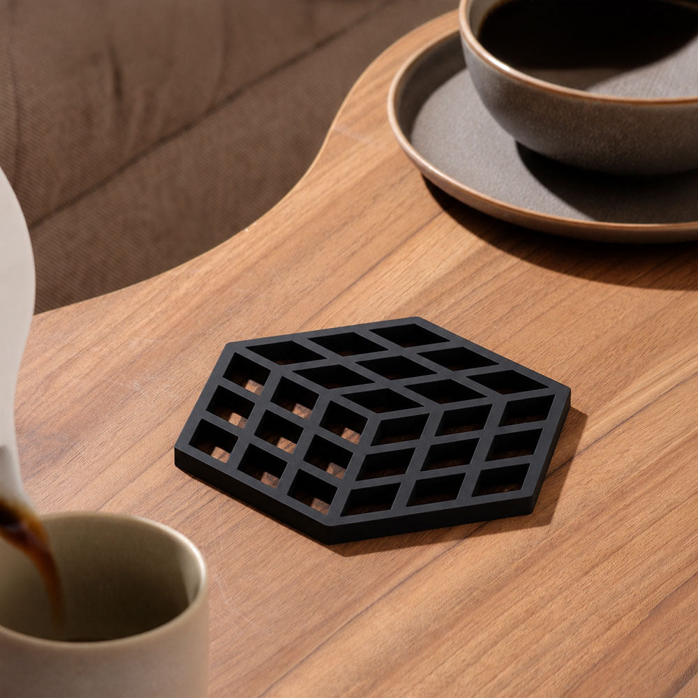 Cube Trivet - Black