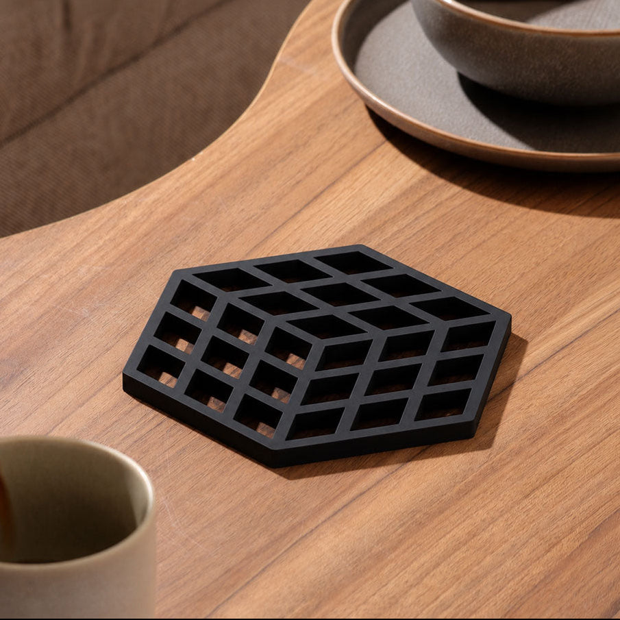 Cube Trivet - Black