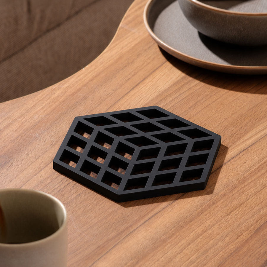 Cube Trivet - Black