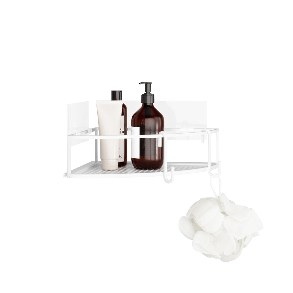 Cubiko Corner Bins, Set of 2 - White